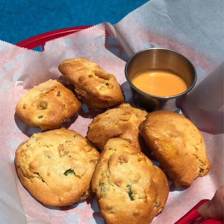 easy air fryer hushpuppies recipe ninja foodi dessert, Hushpuppies Poolside