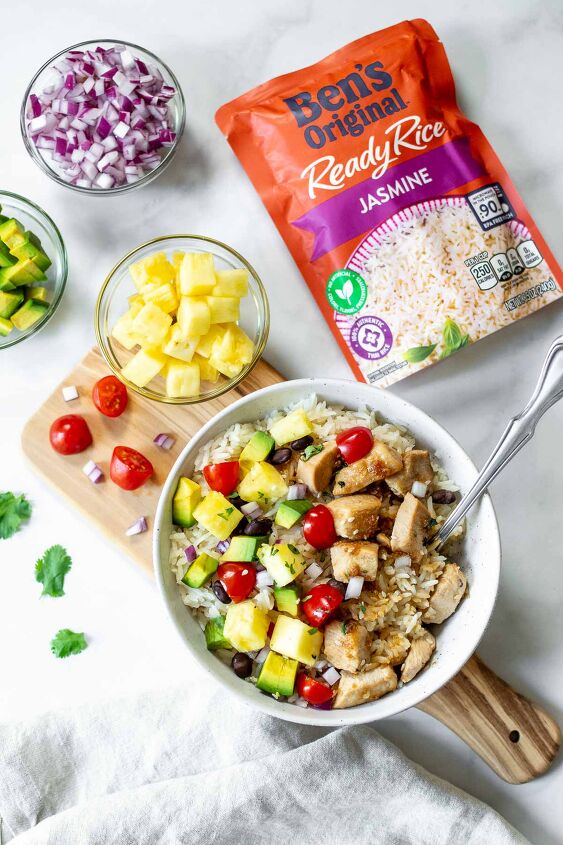 easy marry me chicken recipe, Easy Hawaiian Chicken Bowl
