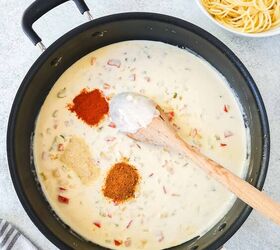 creamy cajun spaghetti with chicken