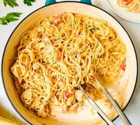 creamy cajun spaghetti with chicken, Chicken Spaghetti with Rotel and Velveeta