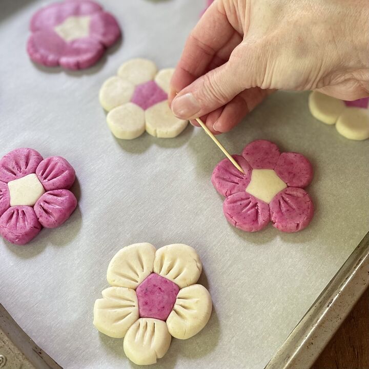 flower shortbread cookies