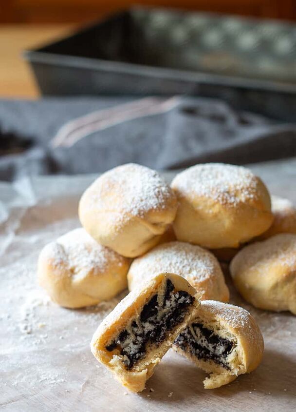 air fryer deep fried oreos with crescent rolls