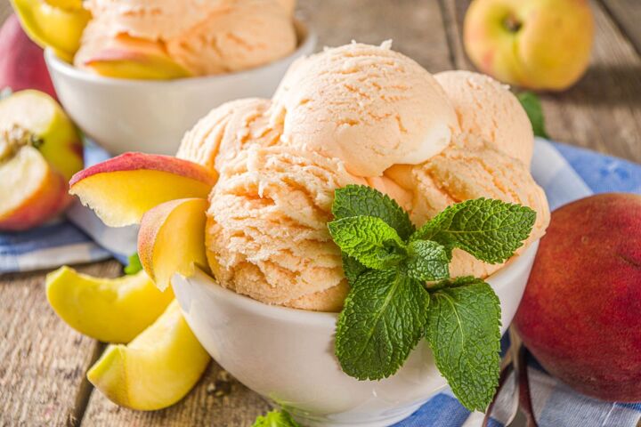 sweet georgia peach ice cream