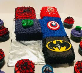 How to Make a Superhero Cake Batman, Superman and Captain America Cake -  YouTube