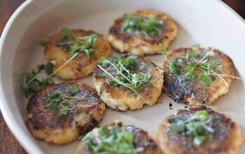 Fried Mashed Potato Cakes With Herbes De Provence Butter