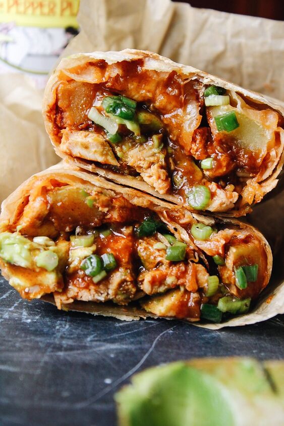 bbq chicken burritos