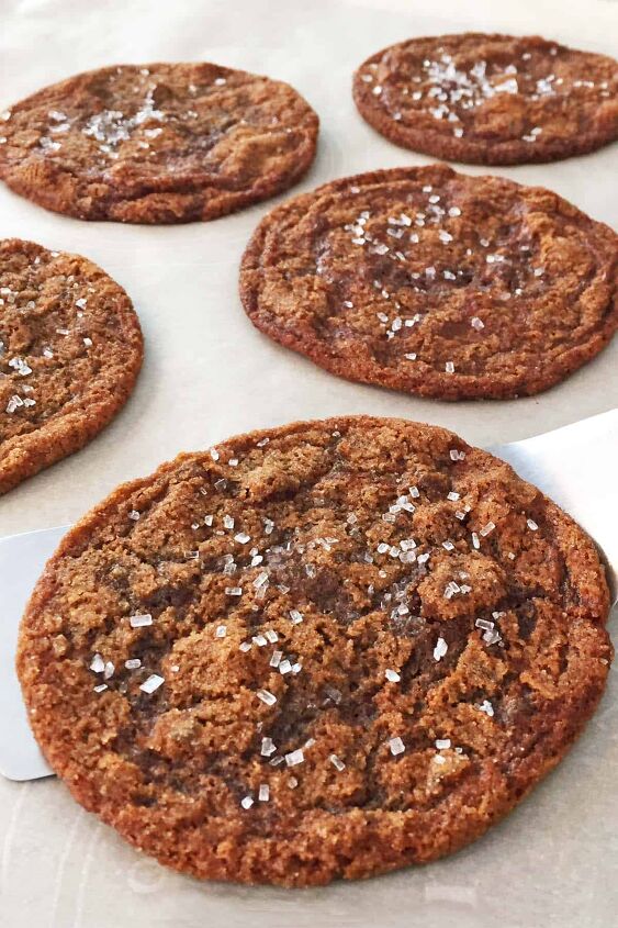 bacon fat ginger cookies with fresh ginger, Bacon grease cookies are soft chewy and flavored with ginger and molasses