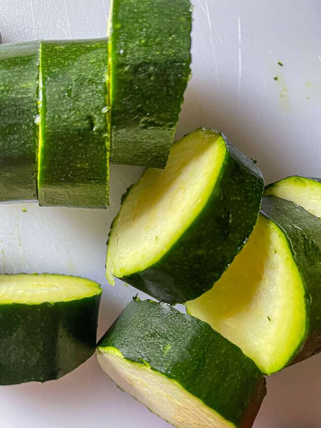 air fryer roasted zucchini