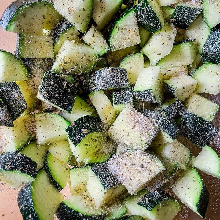 air fryer roasted zucchini