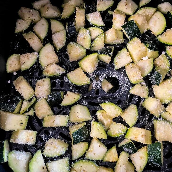 air fryer roasted zucchini