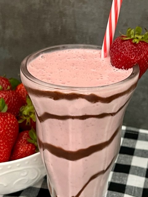 strawberry milkshake