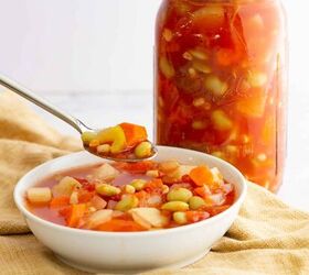 Canned Vegetable Soup; Step by Step