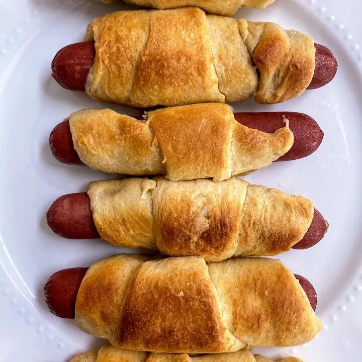 toasty crescent roll hot dogs