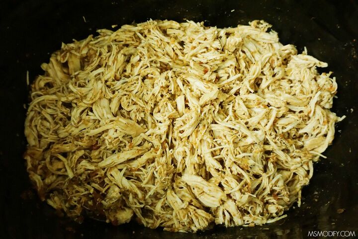 slow cooker shredded mexican chicken