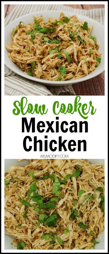 slow cooker shredded mexican chicken