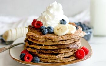 Banana Blueberry Spelt Pancakes