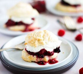 Mixed Berry Shortcakes With Homemade Whipped Cream