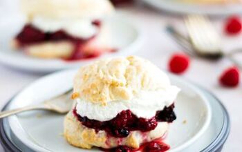 Mixed Berry Shortcakes With Homemade Whipped Cream