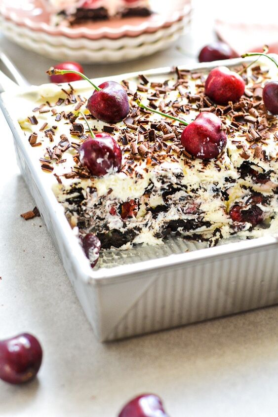 easy no bake black forest icebox cake