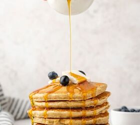 Fluffy Oat Flour Pancakes
