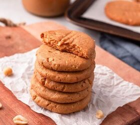 Easy Peanut Butter Cookies (2-Ingredients)