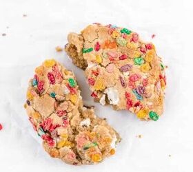 Fruity Pebbles Cookies With White Chocolate Chips