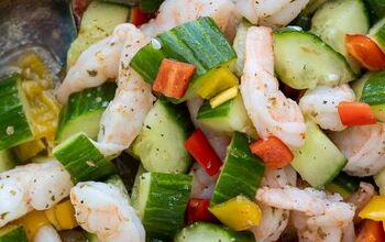 Simple and Healthy Shrimp Cucumber Salad