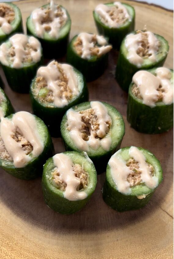 tuna stuffed cucumbers