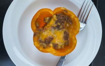Bison and Bean Stuffed Peppers