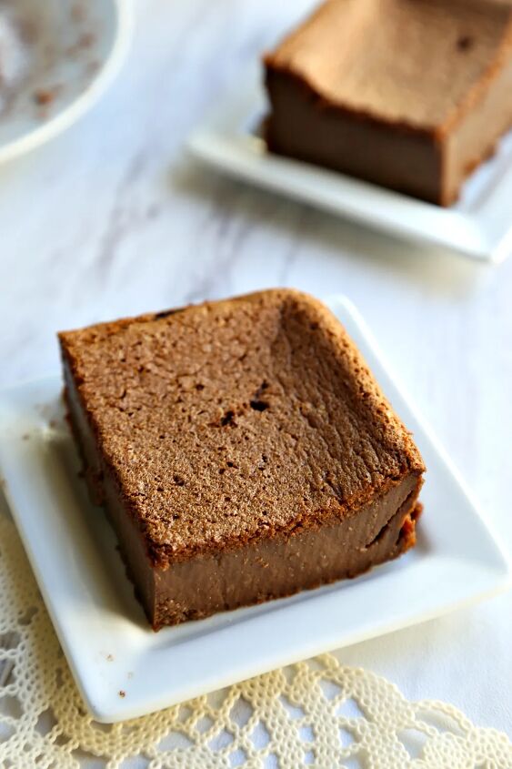 chocolate souffle custard cake a k a chocolate magic cake