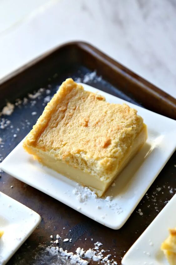 vanilla souffle custard cake a k a magic cake