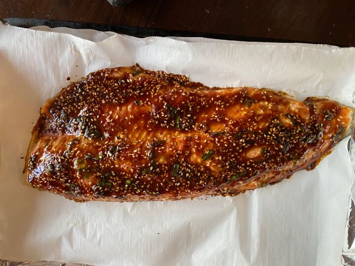 korean slow baked salmon