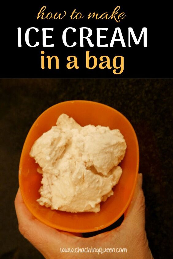 easy homemade ice cream recipe make ice cream in a bag