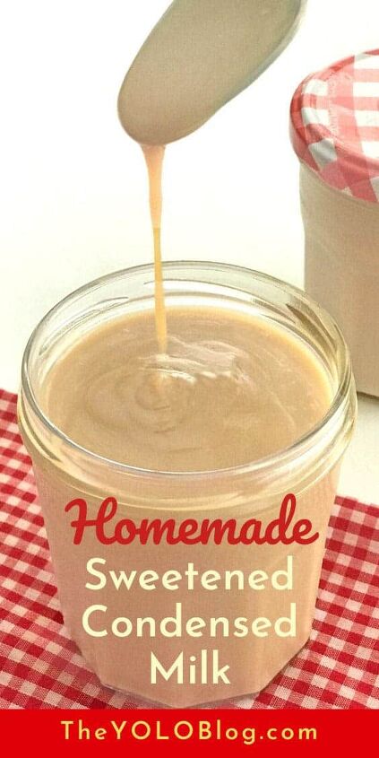 how to make your own homemade sweetened condensed milk