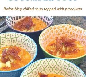 Chilled Cantaloupe Soup With Cucumber and Prosciutto Foodtalk