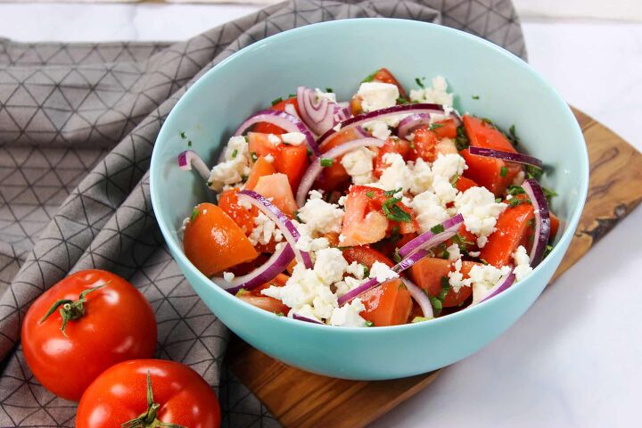 tomato and feta salad