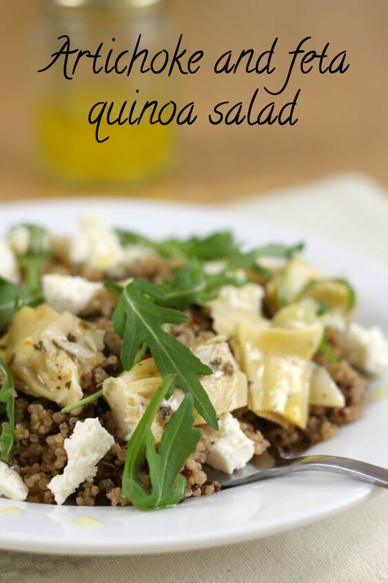 artichoke and feta quinoa salad
