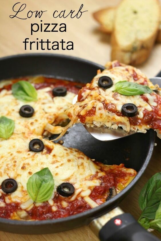 low carb pizza frittata