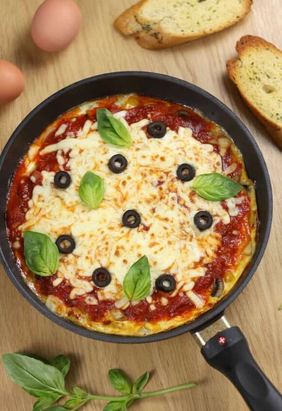low carb pizza frittata
