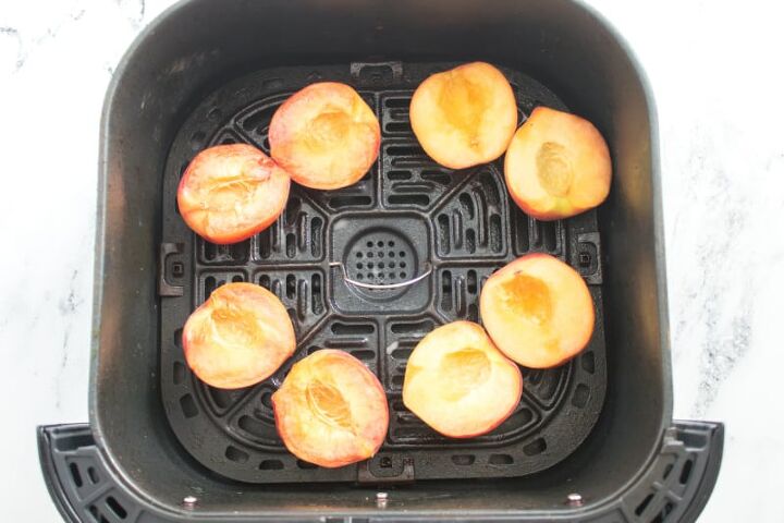 air fryer peaches recipe