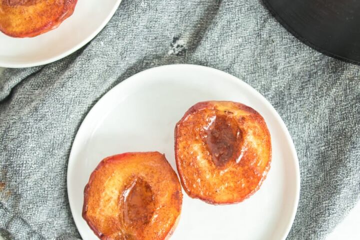 air fryer peaches recipe