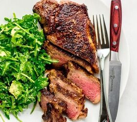 Steak With Lemon-Parmesan Arugula Salad