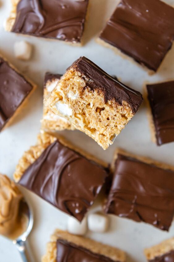 chocolate peanut butter rice krispie treats