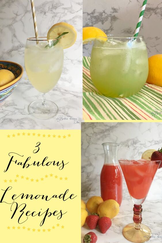 3 fabulous lemonade recipes to beat the summer heat