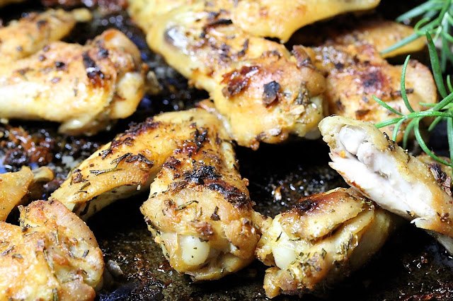 rosemary garlic wings