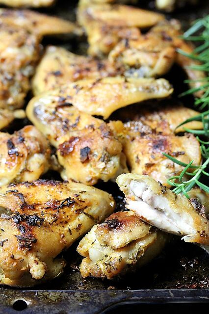 rosemary garlic wings