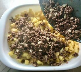 This delicious hamburger casserole will become a staple weeknight dinner