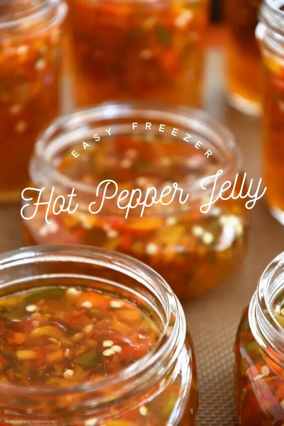 quick and easy freezer hot pepper jelly no canning required