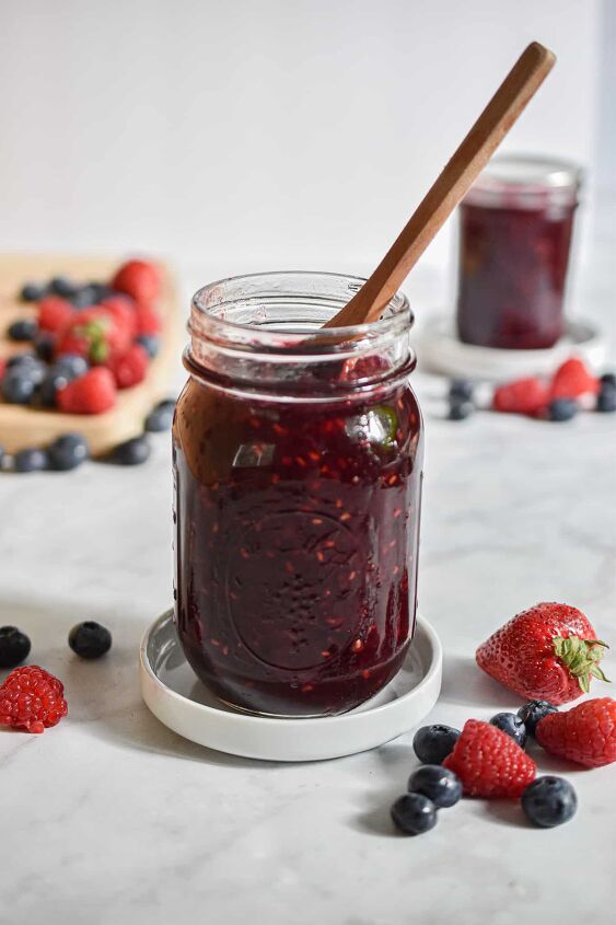 instant pot mixed berry jam