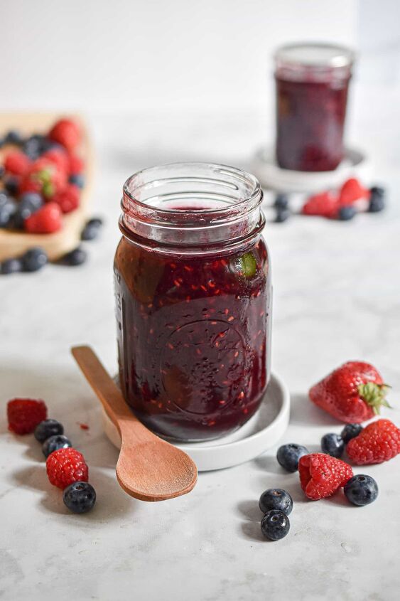 instant pot mixed berry jam